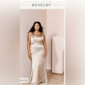 Revelry brand Dawson bridesmaid dress